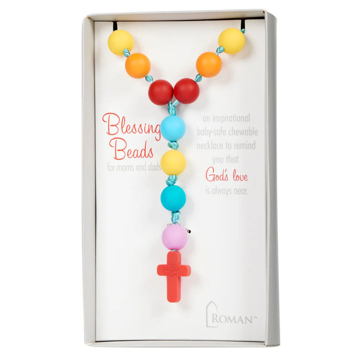 Blessed By God Silicone Rosary Teether