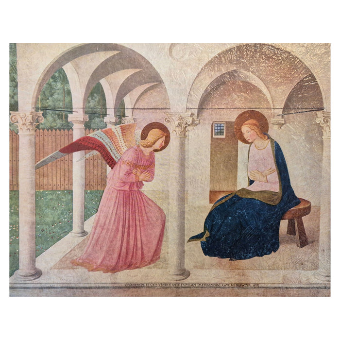 Vintage Frameable print on  Artboard The Annunciation