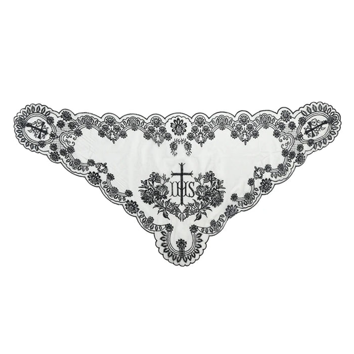 Black IHS and Cross Chapel Veil