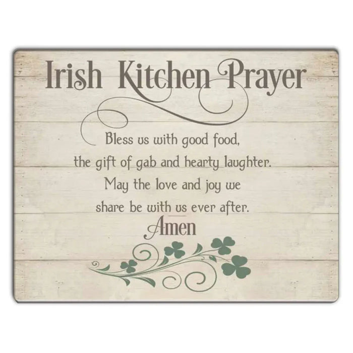 Mini Cutting Board Irish Kitchen Prayer