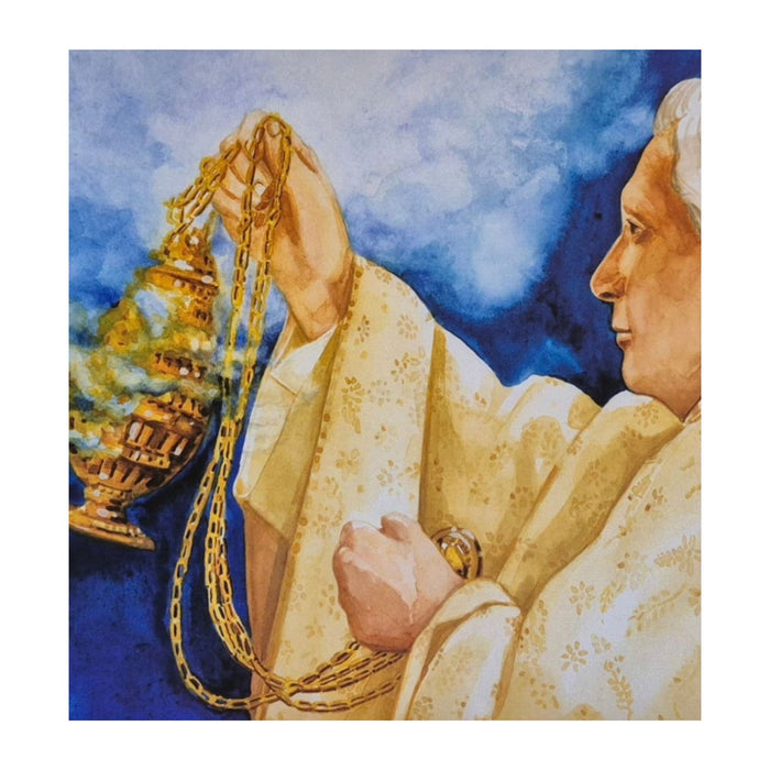 Pope Benedict XVI  12" x 19" Mat Print