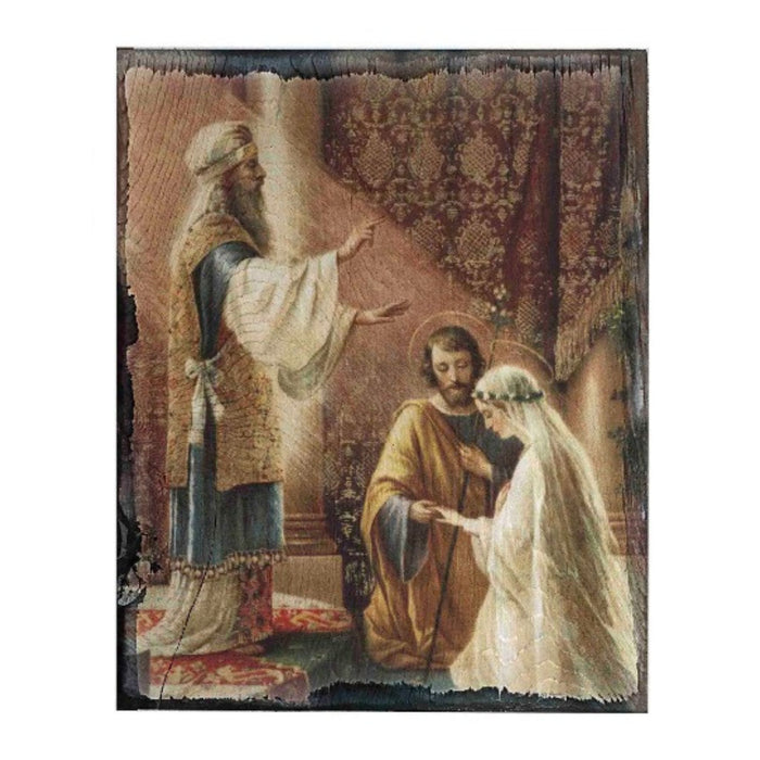 Wedding of Mary & Joseph  Wall Plaque