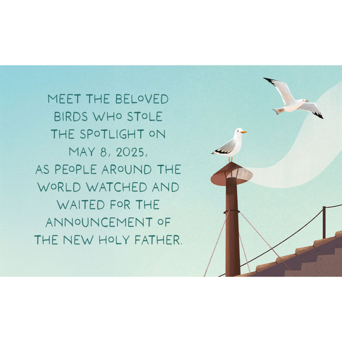 White Smoke, Two Gulls, and a Pope by Katie Warner