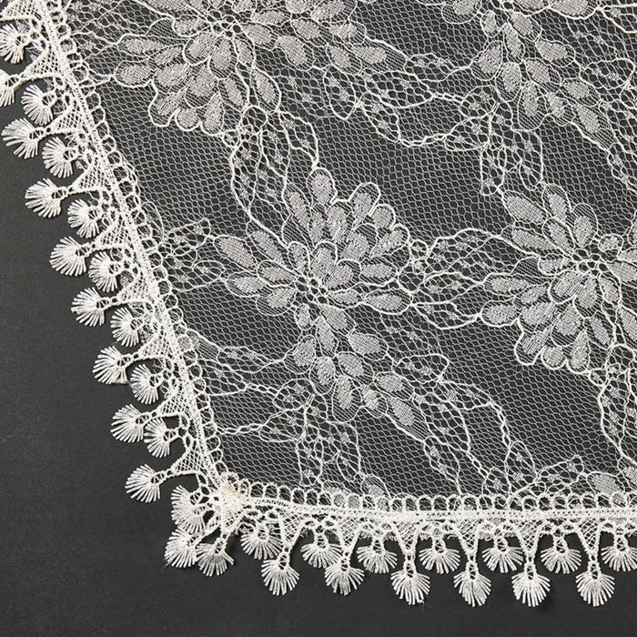 White Little Flower Chapel Veil
