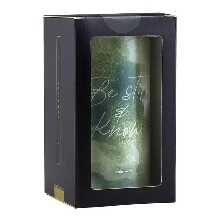 LED Candle " Be Still and Know"