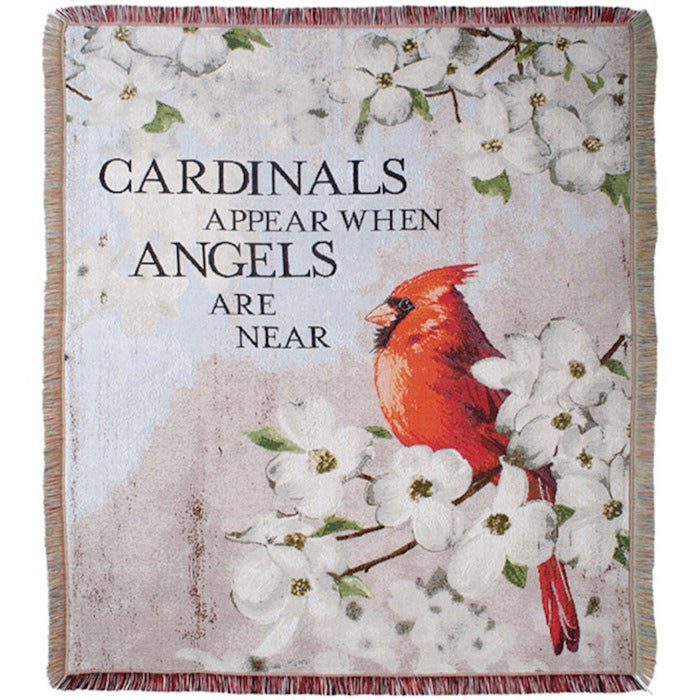 Throw Blanket Cardinals Appear Tapestry 50" x 60"