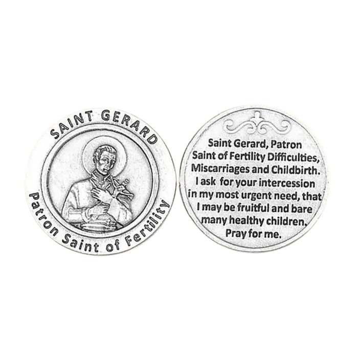 St Gerard Patron of Fertility Pocket Token