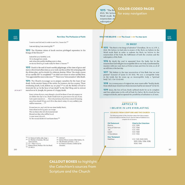 Catechism of the Catholic Church Ascension Notetaking Edition