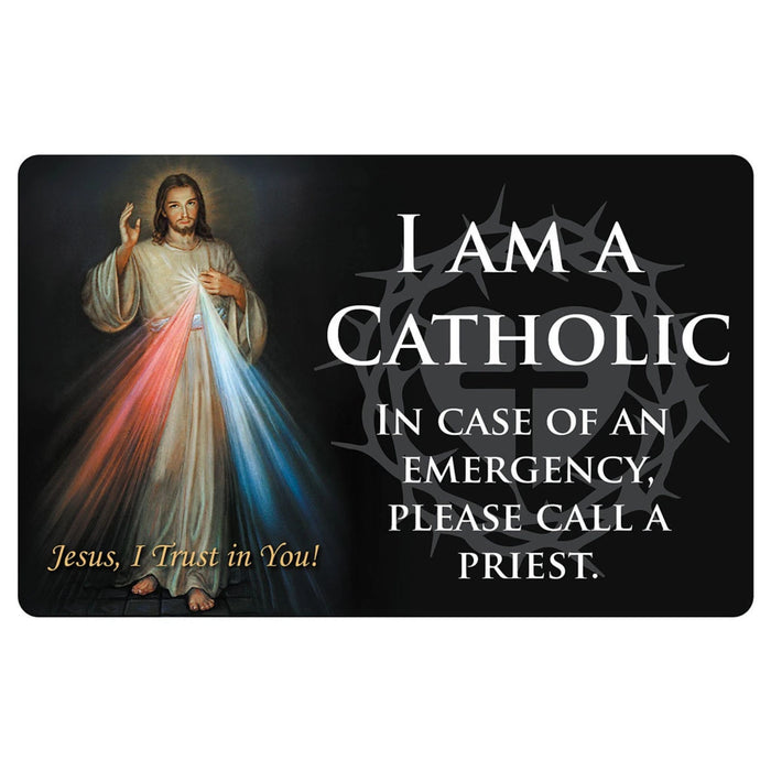 Divine Mercy Catholic ID Card