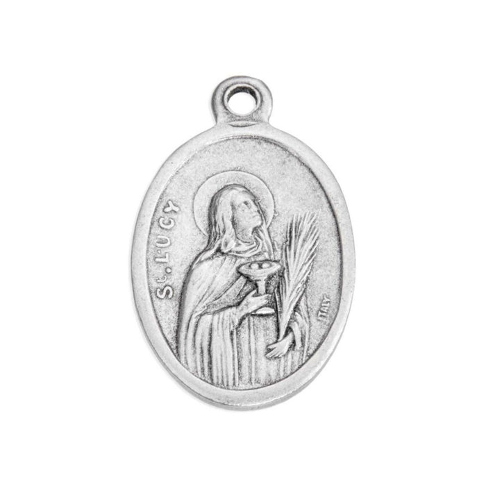 St Lucy Oxidized  Medal