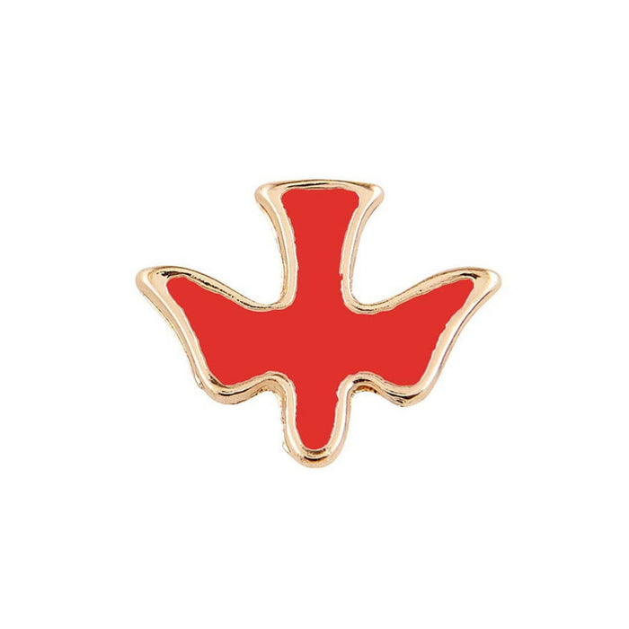 Holy Spirit Pin in Red Enamel