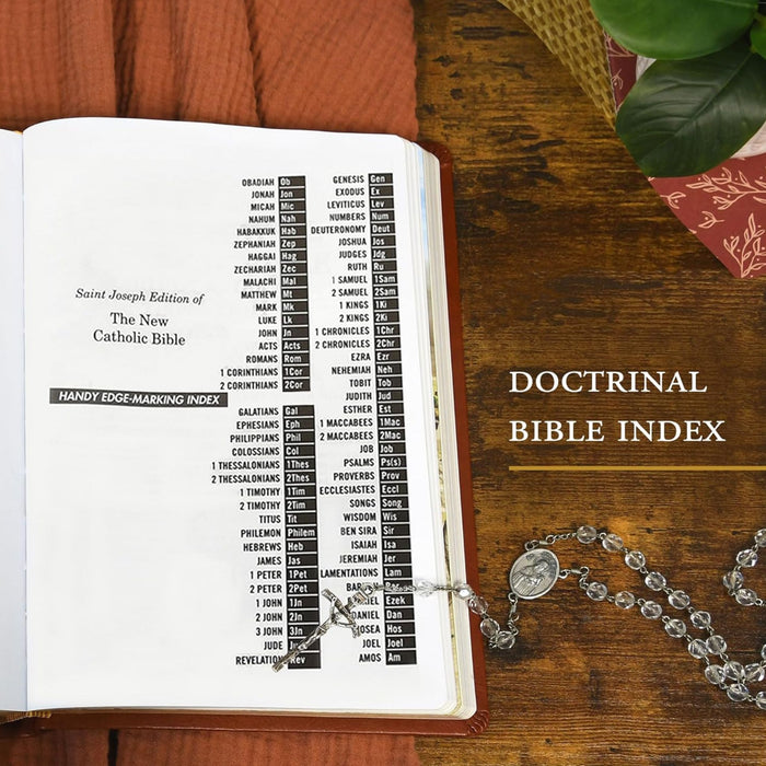 St. Joseph New Catholic Bible in White (Gift Edition-Personal Size)