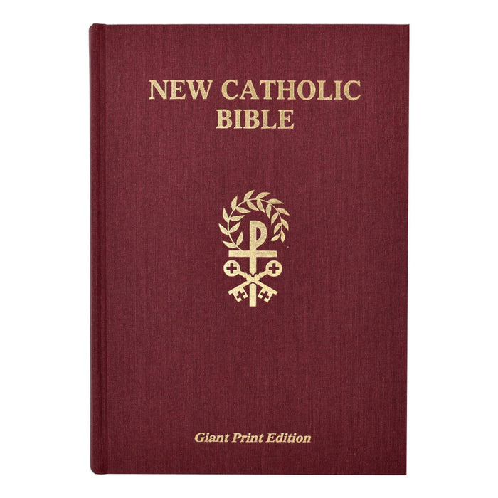 St. Joseph New Catholic Bible (Giant Type) Red Hardcover