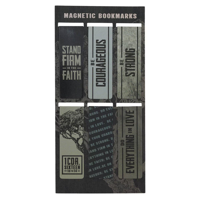 Magnetic Bookmark Set Stand Firm Neutral-tone