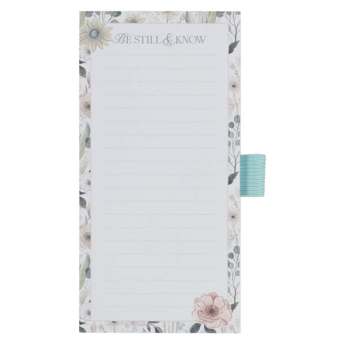 Teal Meadow Magnetic Notepad and Pen Gift Set