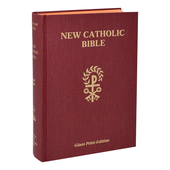 St. Joseph New Catholic Bible (Giant Type) Red Hardcover