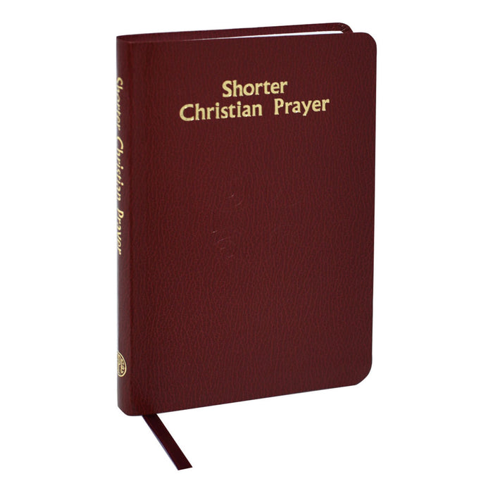 Shorter Christian Prayer in Maroon Softcover