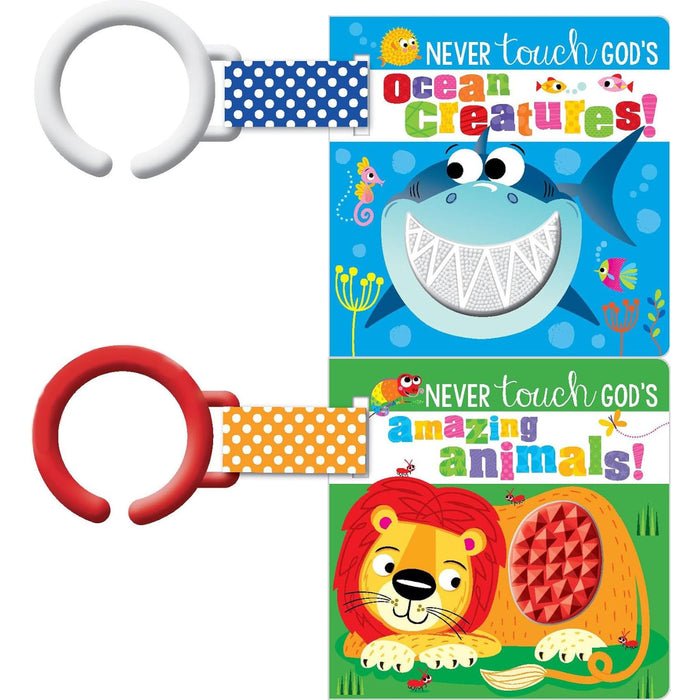 Never Touch Stroller Books: Ocean Creatures & Amazing Animals