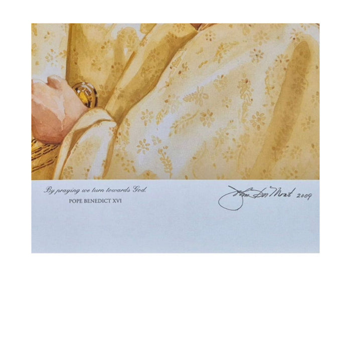 Pope Benedict XVI  12" x 19" Mat Print