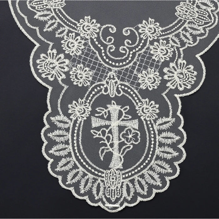 Champagne IHS and Cross Chapel Veil