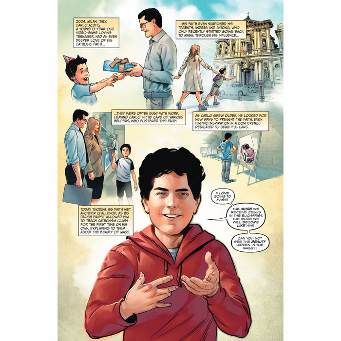 Comic: Digital Disciple: Carlo Acutis and the Eucharist