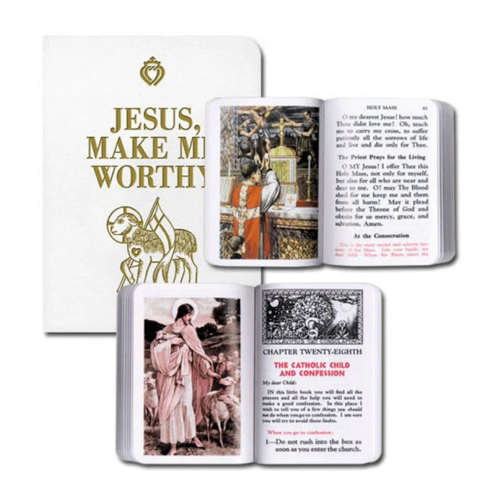 Jesus, Make Me Worthy White Missal (Ages 6-10)
