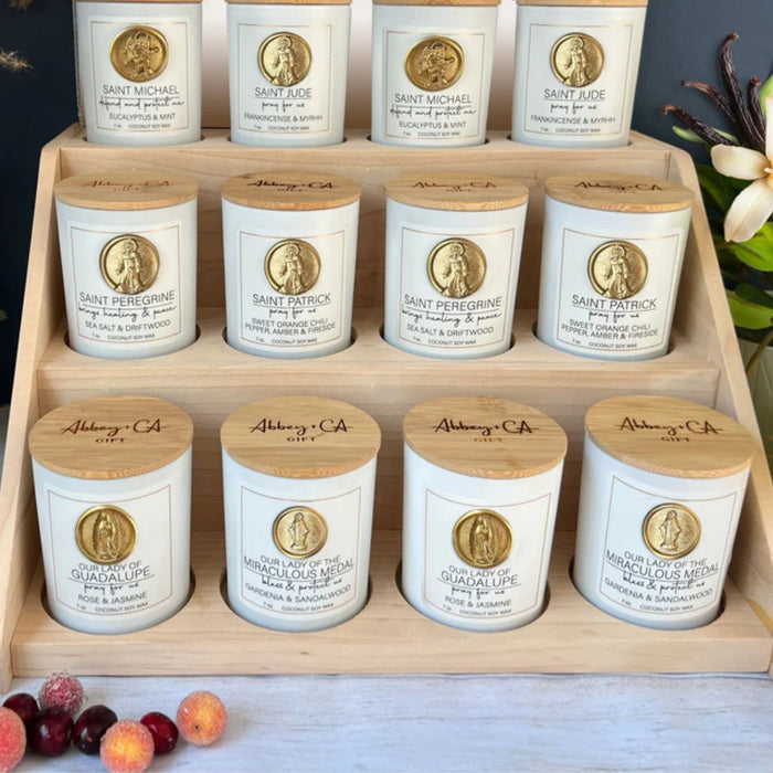 St Michael Candle Eucalyptus & Mint Scent