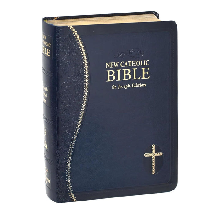 St. Joseph New Catholic Bible in Blue (Gift Edition-Personal Size)