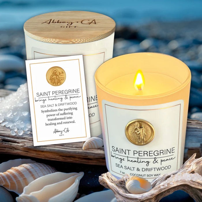 St Peregrine Candle Sea Salt & Driftwood Scent