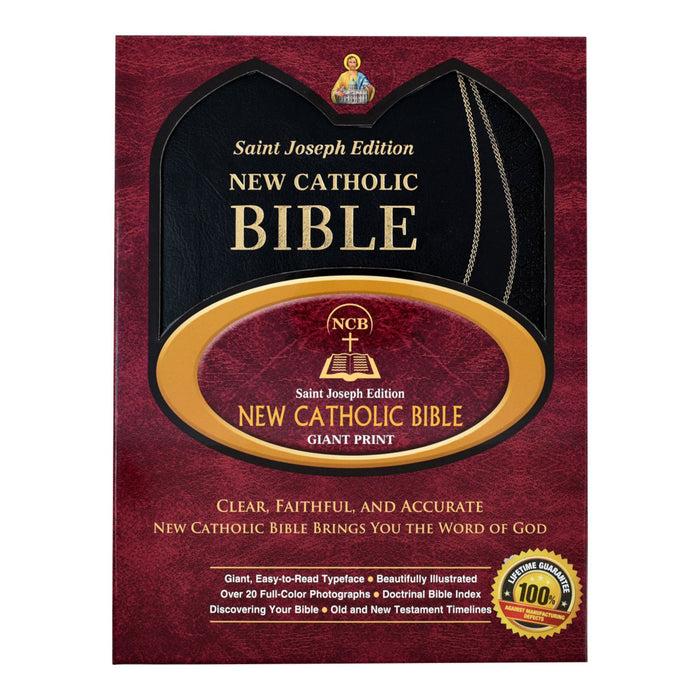 St. Joseph New Catholic Bible (Giant Type)  Black