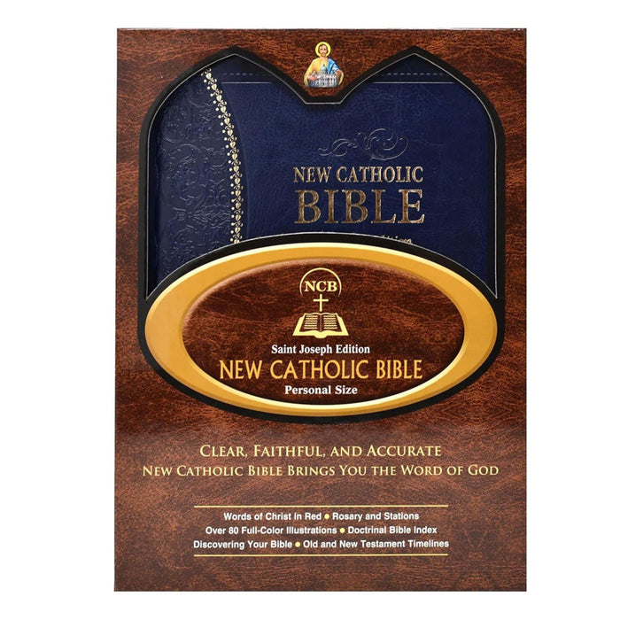 St. Joseph New Catholic Bible in Blue (Gift Edition-Personal Size)