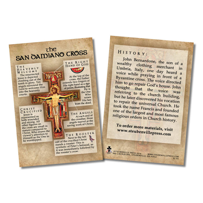 The San Damiano Cross Explained Card