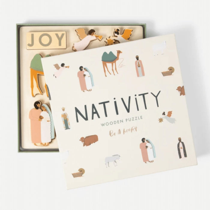 Nativity Wooden Puzzle (10×10)