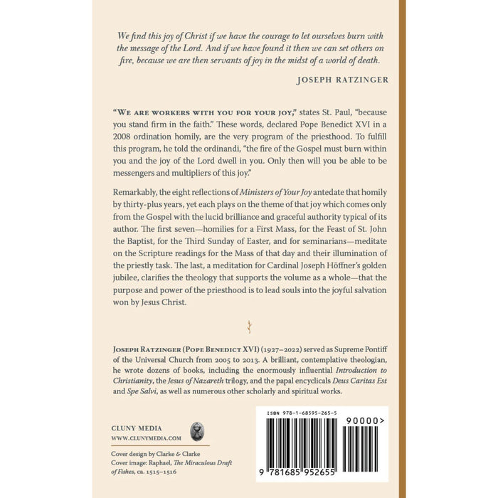 Ministers of Your Joy By Joseph Ratzinger (Pope Benedict XVI)