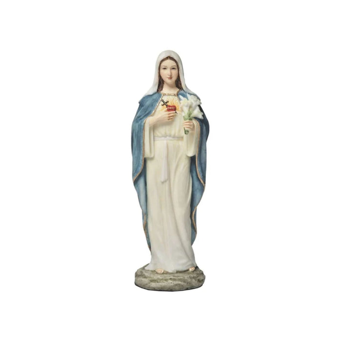 Immaculate Heart of Mary in Fully Hand-painted Color 3.5"