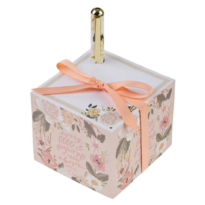 Every Good and Perfect Gift Note Block with Pen Set