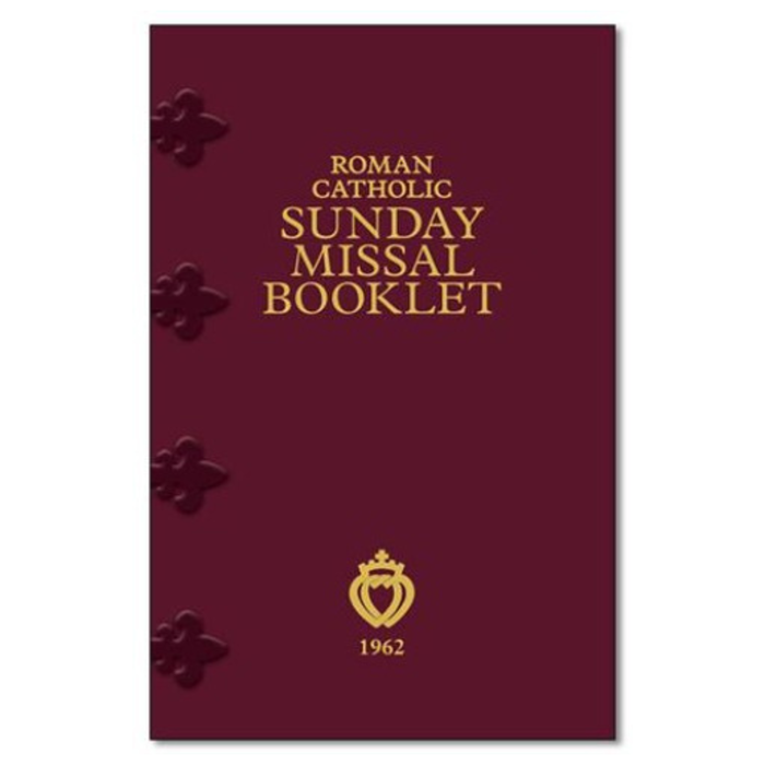 1962 Sunday Missal Booklet Traditional Latin Mass