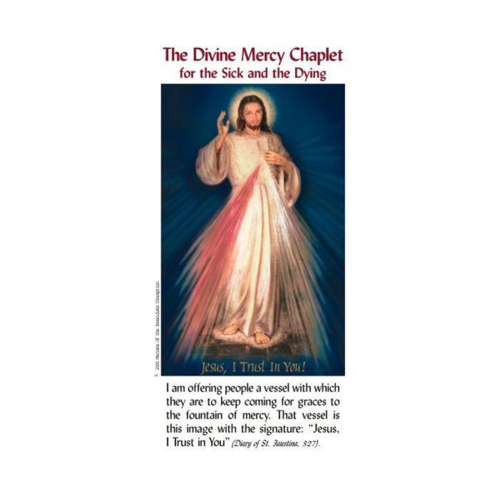 The Divine Mercy Chaplet for the Sick and the Dying Pamphlet