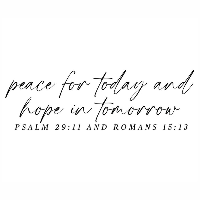 Coffee Mug Peace for Today and Tomorrow Floral