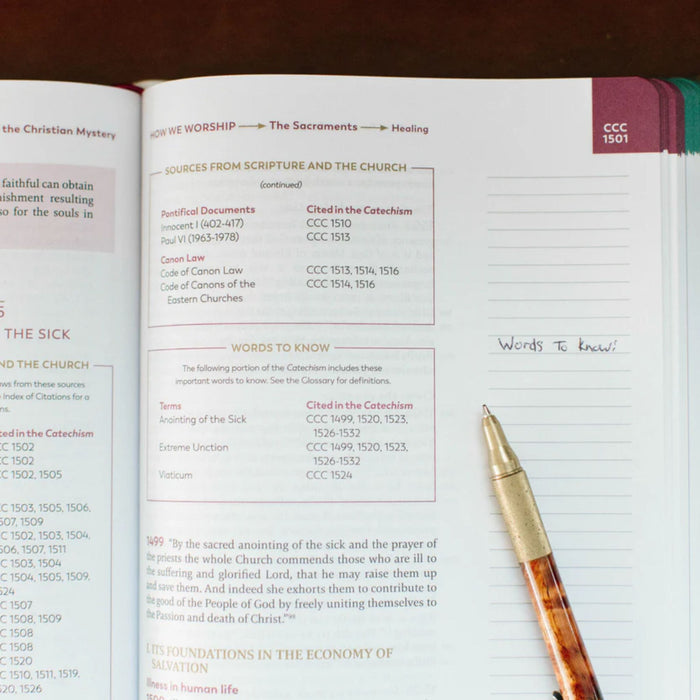 Catechism of the Catholic Church Ascension Notetaking Edition