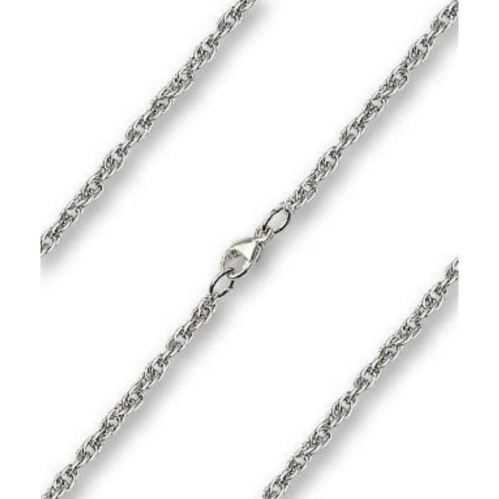 Chain 16" Rope Light Rhodium