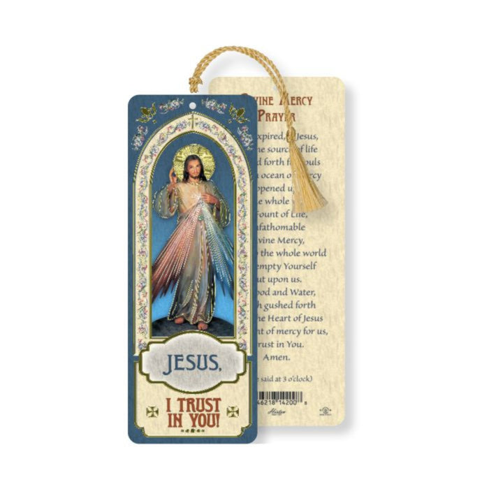 Bookmark Divine Mercy with Tassel