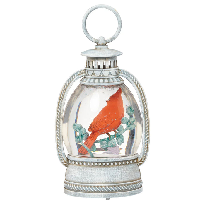 Lantern "When a Cardinal Appears" 5" Lighted Snow Globe