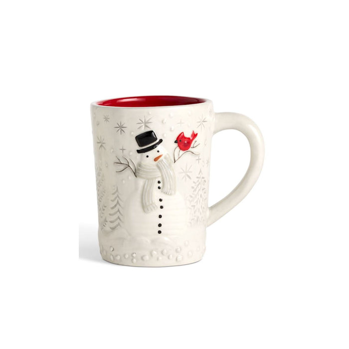 Sparkle Snowman Ceramic Mugs