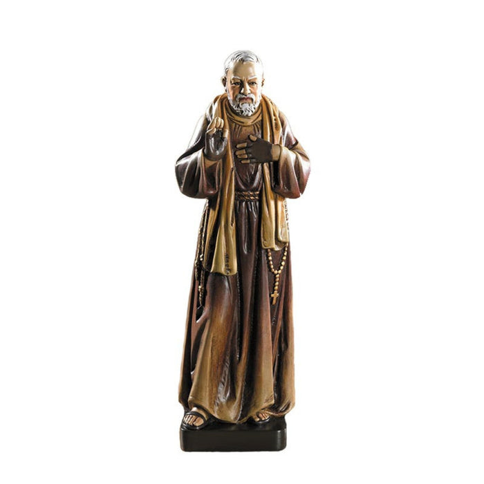 St Pio Statue 8" Resin