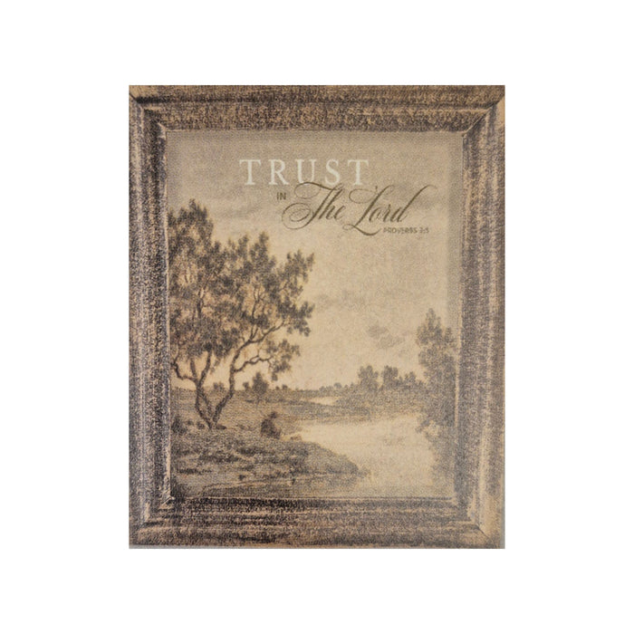 Trust In The Lord Framed Art