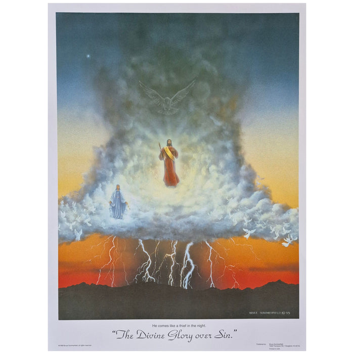 Divine Glory Over Sin 18" x 24" Print