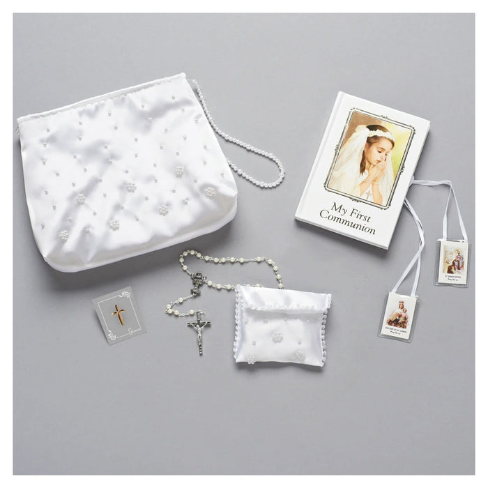 First Communion Purse 6 Piece Set for Girl