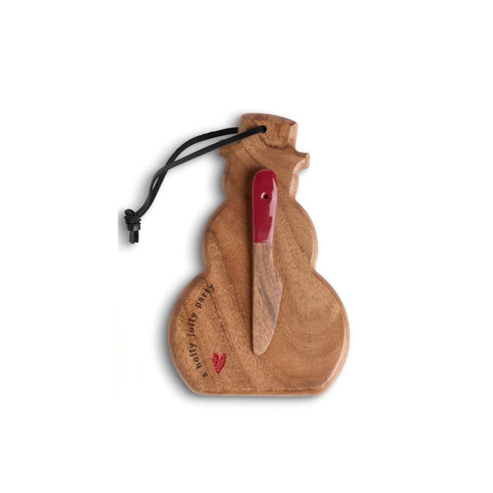 Snowman Mini Wood Serving Boards