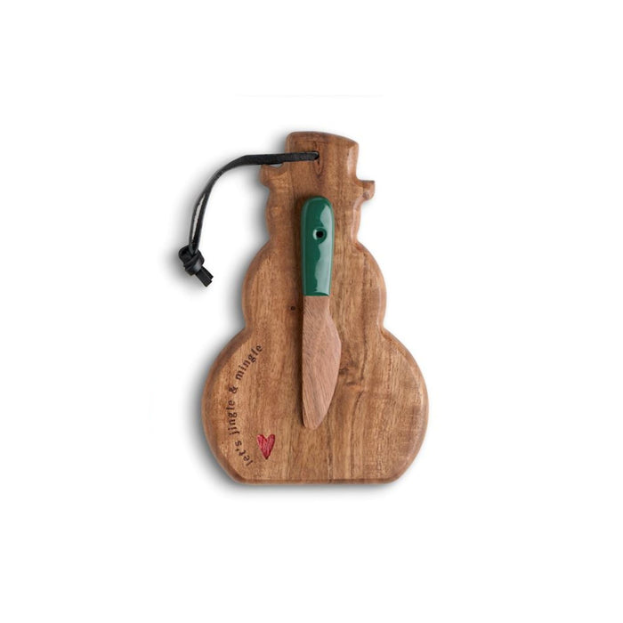 Snowman Mini Wood Serving Boards